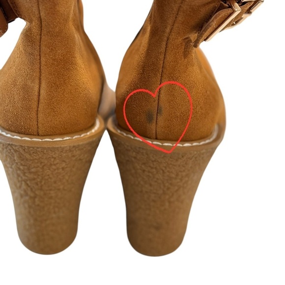 FRANCO SARTO‎ Women's Ulayna Water-Resistant Suede Fleece Wedge Bootie Size 8 - Picture 8 of 12